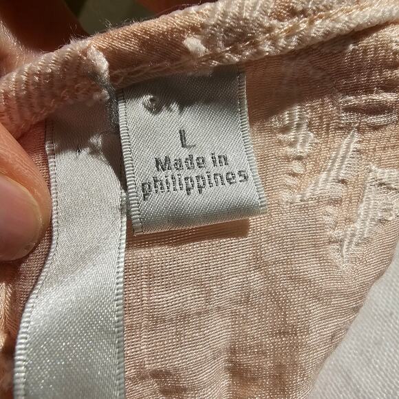 Lauren Conrad L Blouse Light  Blush Top Romantic Cottagecore Boho Chic Feminine - Picture 6 of 11